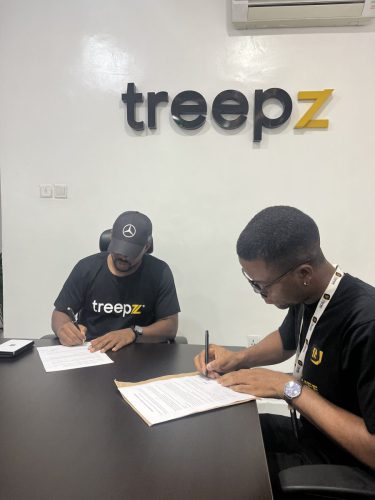 Signing partnership with Treepz